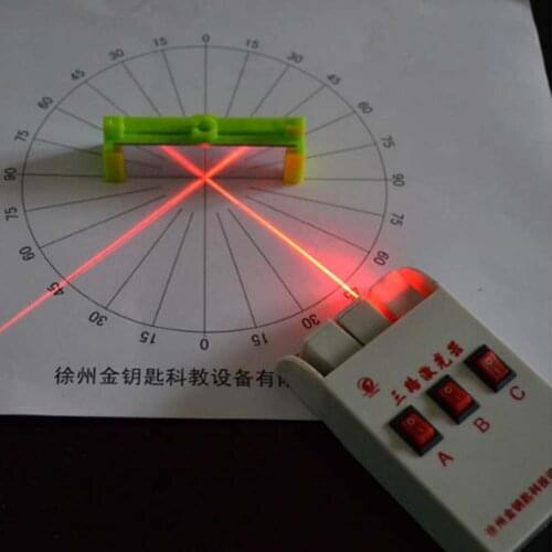 Optical Physical Study Aids Optical Equipment School Teaching instruments Parallel laser Kids Learning gifts Three-wire laser