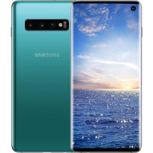 G973 US Version Original Samsung Galaxy S10 cell phone unlocked 8G RAM 128GB ROM 6.1inches Octa Core NFC 4G LTE ,Free Shipping