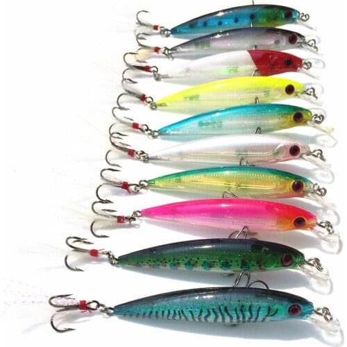 Venture 1Pieces 9cm/8g Minnow Fishing Lure Fishing Lures Artificial Hard Fishing Bait Sinking Trout Bait