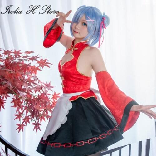 Pre-sale Irelia H Store Re: Life in a different world from zero Cos Rem Maid Dress Cosplay Costume