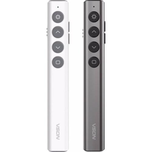 Presentation Clicker Wireless Presenter Pointer N35 RF 2.4GHz PPT Slide Advancer USB Remote Control Flip Pen Powerpoint