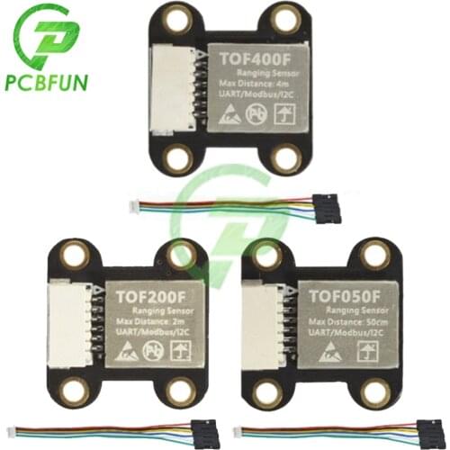TOF400F TOF200F TOF050F 50CM 2M 4M Laser Distance Measurement Sensor Module MODBUS IIC Serial Port for Arduino for Raspberry Pi