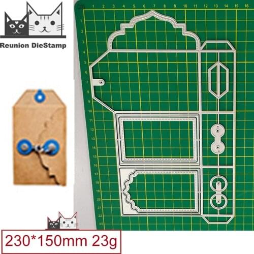 Three-layer Envelope Folder Metal Cutting Dies Decorative Scrapbooking Steel Craft Die Cut Embossing Paper Cards Stencils