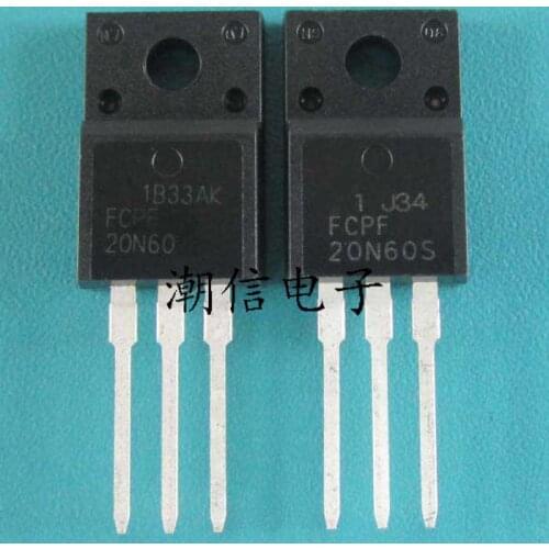 10cps FCPF20N60 FCPF20N60S 20A600V