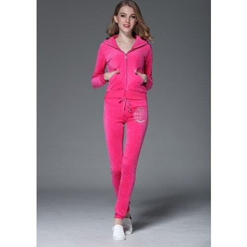 2017 High Quality Slim Women Casual Suits Size S-XL Zipper Fly Lady Tracksuits Hooded Collar Lady Popular Sportswear 904