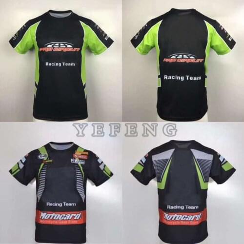 2020 Moto Equipe Para Kawasaki Polo Camisa De Corrida Da Motocicleta Camiseta Verde