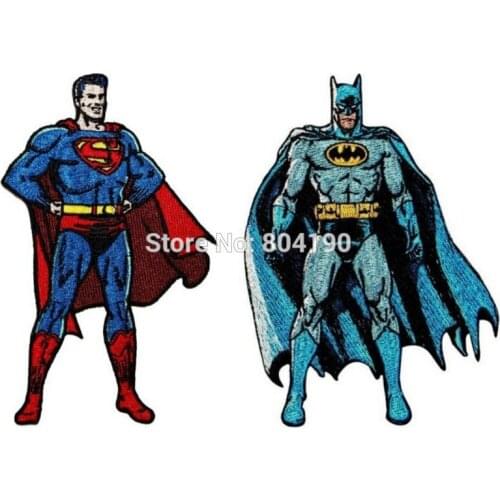 4" vs Dawn of Justice Embroidered Movie TV Series applique stickers iron on patch New Film Logo