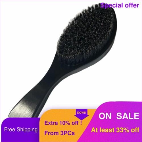 African American Europeans Apply Wooden Handle Wild Boar Bristle Massage Comb for curly, short,long hair Wavy Brush Hair Brush