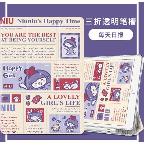 Case For iPad Air 3 10.5 2019/2020 Pro 11 Smart Wake Sleep Cover For iPad Pro 10.2 9.7 mini45 Pen Holder Flip Leather Capa Funda