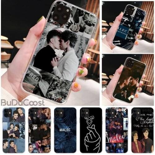 Diseny shadowhunters Malec Phone Case For iPhone 11 12 pro XS MAX 8 7 6 6S Plus X 5S SE 2020 XR cover