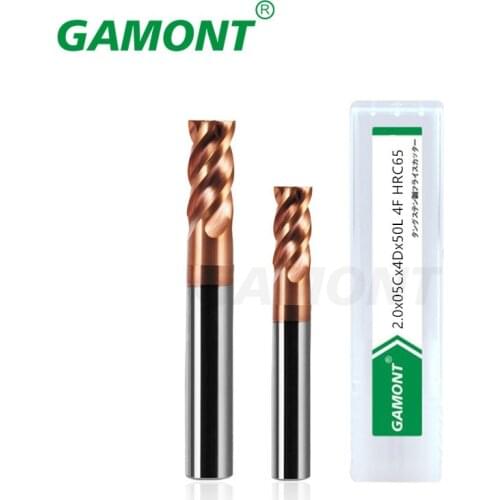 GAMONT Milling Cutter Alloy Coating Tungsten Steel Tool Cnc Maching Hrc65 Endmill Top Milling Cutter Kit Milling Machine Tools