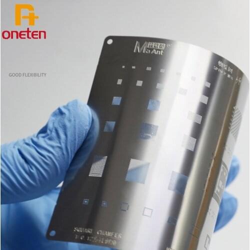 Ma Ant BGA Reballing Stencil For Iphone 5S 6 6S 6SP 7G 7P 8G 8P XR X XS 11 12 Pro Max CPU Power WiFi IC Chip Tin Plant Soldering