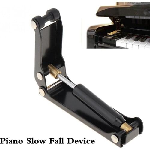 Metal Piano Slow Fall Device Anti Pinching Fingers Piano Cover Ease Down Hydraulic Reducer Piano Slow Fall Device