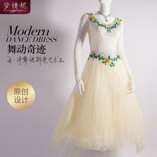 Customize New ballroom dance dress standard ballroom waltz dresses ballroom dance competition dresses custom made M183