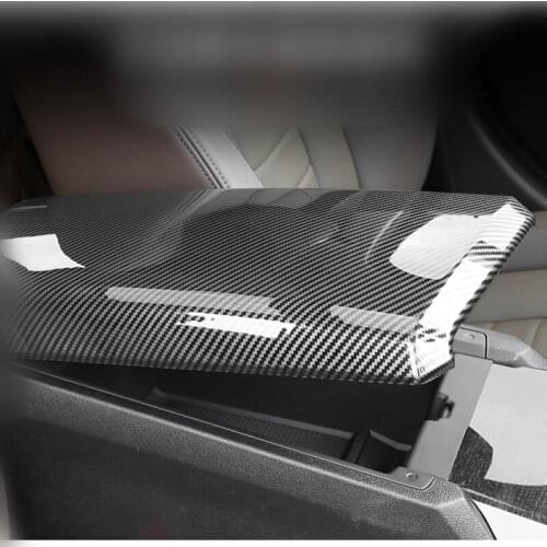 New Product Carbon Fibre ABS Handrest Box Panel Decorative Cover Car Accessories For BMW 3 Series G20 G21 2019 2020 2021 M Sport
