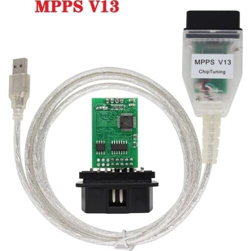 SMPS MPPS V21 V18 V16 V13 K CAN Flasher Chip Tuning ECU Programmer Remap OBD2 MPPS V21 V13.02 Professional Diagnostic Cable