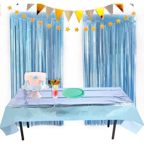 Tassel Garland Birthday Party Decoration Tablecloth Disposable DIY Paper Tassel Baby Shower Wedding Party back ground Decor