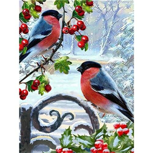 Animal Bird Printed 11CT Cross-Stitch Patterns DIY Embroidery DMC Threads Needlework Knitting Painting Handmade Home Magic