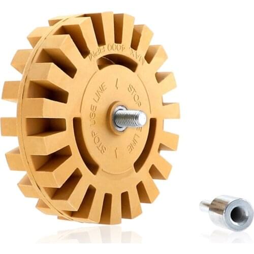 4-inch Rubber Grinding Wheel Quick De-glue Abrasive Disc Polishing Wheel 28GF