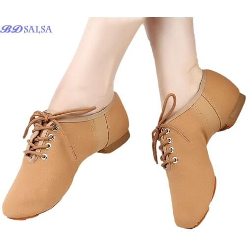 Professional Ballet Shoes Female Adult Canvas Breathable Indoor Soft Bottom Practice Teacher Jazz Dance Shoes For Girls 2020