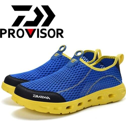 Daiwa Breathable Fishing Water Shoes Wading Outdoor Anti Slip Mountaineering Summer Camping Shoes for Men Women Hiking Sports