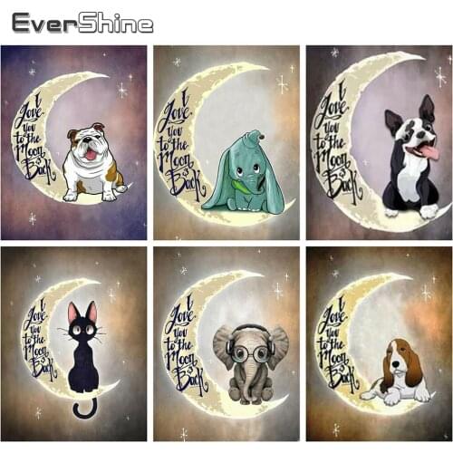 Evershine Diamond Painting Full Square Drill Cartoon Embroidery Mosaic Cross Stitch Picture Of Rhinestones Children Gift