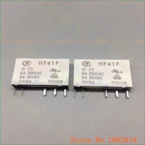 HF41F-12-ZS 6A 250VAC 5