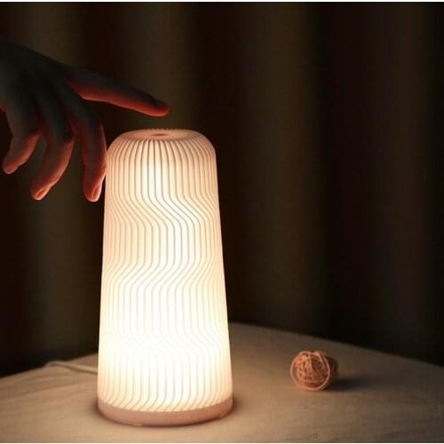 ZYS-3D Print Night Lamp USB Rechargeable LED Colorful Lights Home Decoration Perfect gift for both kids & adults alike