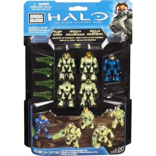 Mega Bloks Halo Last Man Standing Zombie Pack 97199 luminous