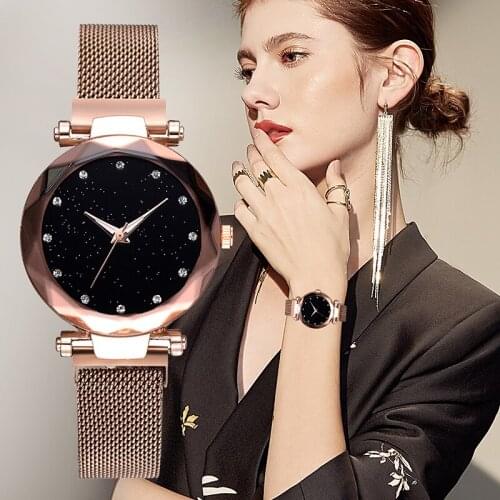 New Fashion Gogoey Brand Starry Sky Watches Women Romantic Rhinestone Ladies Clock Casual Dress Quartz Wristwatch reloj mujer