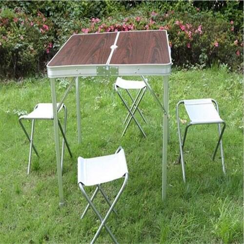 86*80.5*69cm Durable folding Outdoor tables Picnic table with chairs For camping & beach