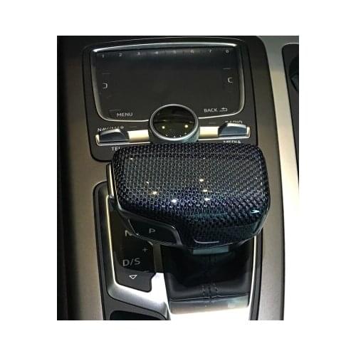 Fit for AUDI A4L A5 Q7 Carbon fiber shift knob gear lever gear head handball