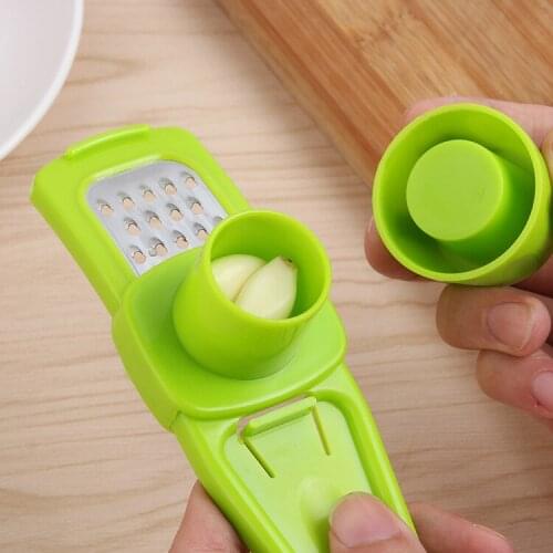 Manual Portable Garlic Presses Garlic Chopper Crusher Ginger Grinding Grater Kitchen Tools Gadgets Home Kitchen Accessories