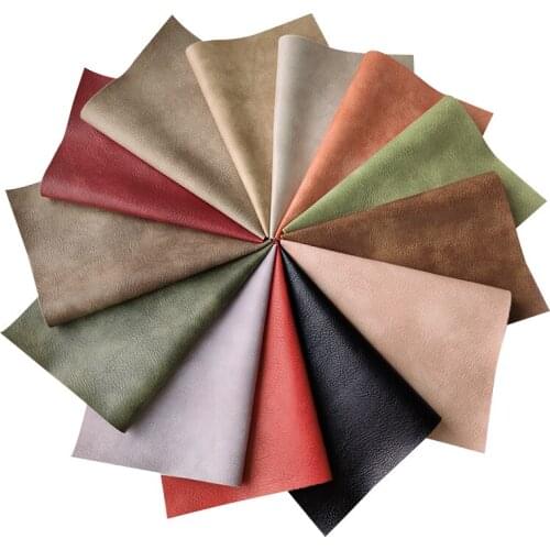 135x30cm Warm Matte Color Textured PU Synthetic Leather Fabric Velvet Backing Roll for Making Cover/Handbag/Clothing/Wallet