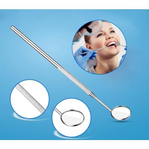 Dental Mirror Stainless Steel Hygiene Tool Mouth Mirror Dentist Instrument Dental Inspection Mirror Teeth Cleaning Dentist Tool