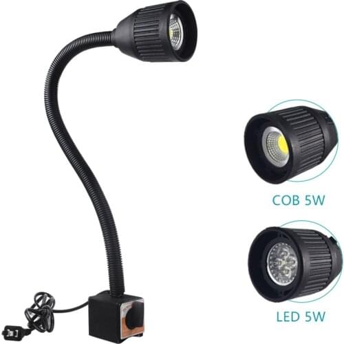 Led Table Lamps 5w 24v 220v Flexible Desk Lights 36v Magnetic Base Super Bright Sewing Clothing Machine Light Home Work Lighting