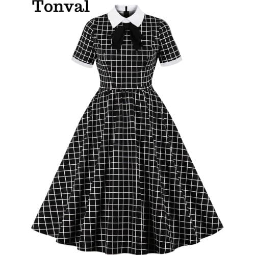 Tonval Summer Dresses In A Cage