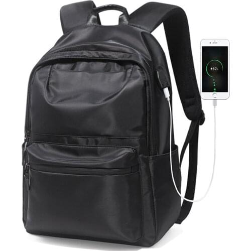 Large Capacity Backpack Men Fashion Laptop Bag USB Charging Outdoor Travel Bagpack Lightweight Mochila School Bags For Teenager
