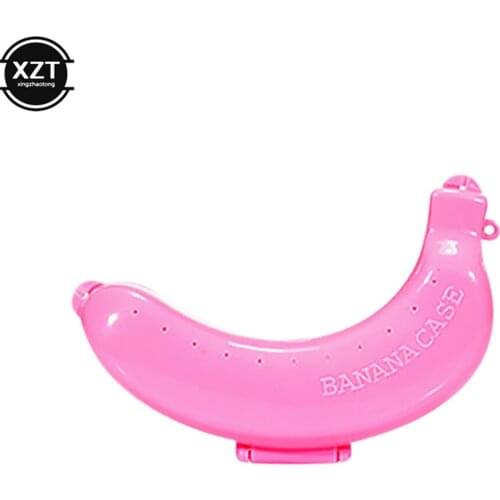 Outdoor Fruit Banana Protector Box Holder Case Lunch Container Storage Box Kids Fruit Carry Container Candy Snacks Holder