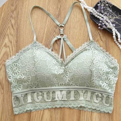 Female Bralette Tank Tops Girls Bras Lingeries Sexy Bras Women Lace Tube Tops