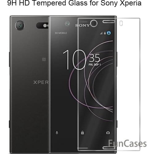 Hard Tempered Glass for Sony Xperia XZS XZ Premium M2 M5 Screen Glass for Sony XZ1 Compact M4 Aqua Glass on Xperia XZ2 Premium