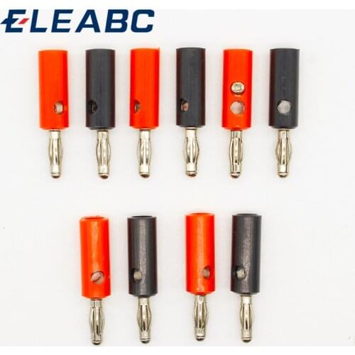 10 X Audio Speaker Screw Banana Plugs Connectors 4mm, IN STOCK