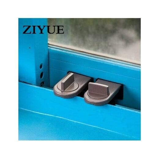 Free Shipping Child Safety Lock Anti-theft Lock Doors And Windows Translational Sliding Plastic Steel Window Aluminum