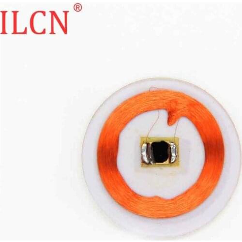 125khz ID 25mm Circular Transparent Coin Read Only Card Keyfobs RFID EM4100 TK4100 Accessories Token Access Control Tag 1pcs