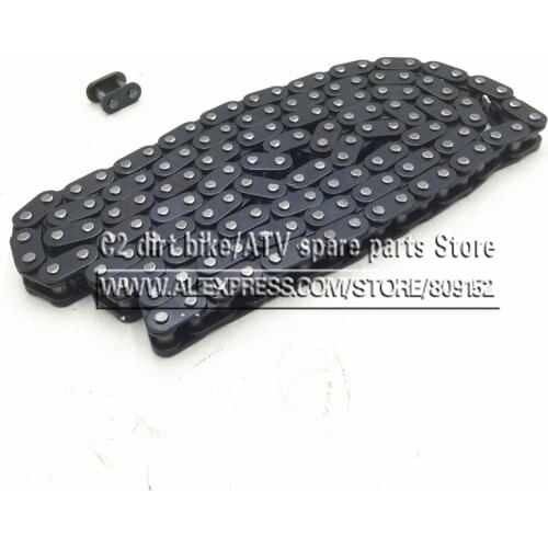 T8F chain with Spare Master Link 47cc 49cc 2 Stroke Engine ATV Quad Go Kart Dirt Pocket Mini Motor Bike Motorcycle section 136