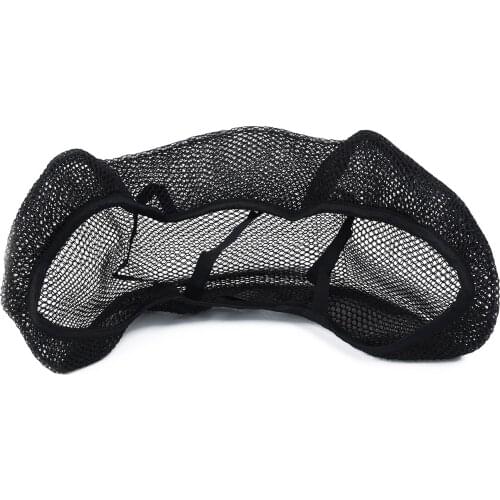 Black Seat Cushion Sun protection Anti-slip Protector Motorcycle Breathable