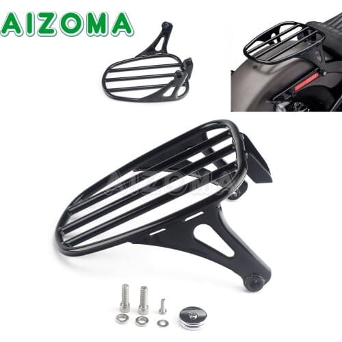 For Harley Softail Slim Street Bob FLSL FXBB 2018-2021 Motorcycle Solo Seat Luggage Carrier Support Shelf Frame Rack with Bolts