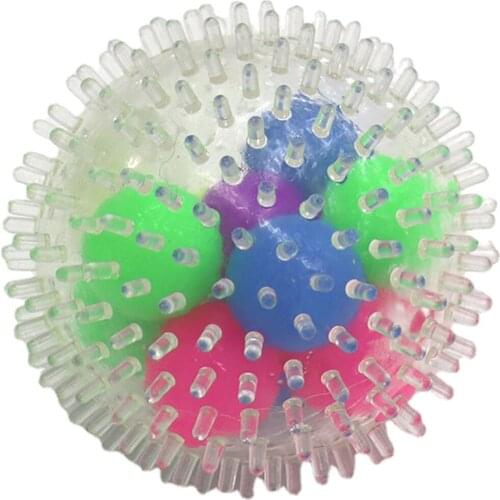 Fidget Toys Squeeze Dna stress Ball Burr Color Grape sensory Ball Pinch Music Decompression Vent Toy for kids adults gniotki