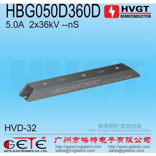 HVGT,Half Bridge High Voltage Rectifier Assembly, HBG050D360D, 5A 2X36kV , Replace HV5036, Double Rectifier, Standard Frequency