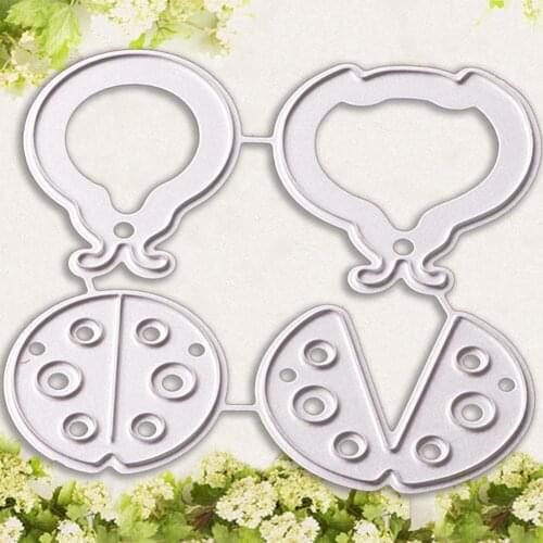 Ladybug Metal Cutting Dies Stencil Template For DIY Scrapbooking Embossing Paper Greeting Card Album Decor Mold Craft Dies 2021